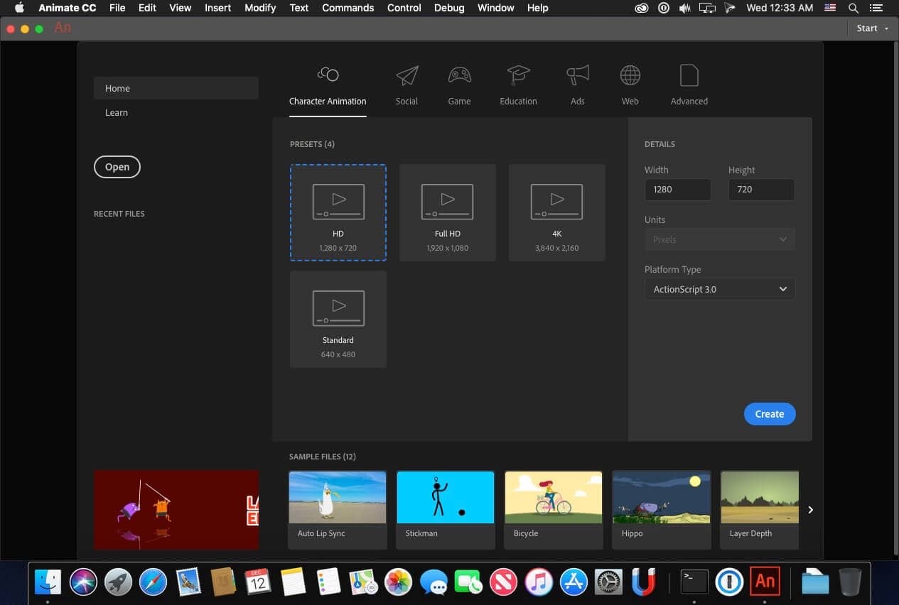Adobe Animate 2021 for mac v21.0 