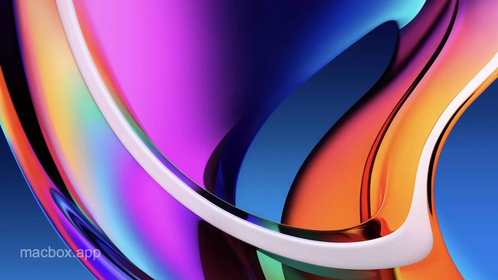 macOS Big Sur iridescence 彩霞动态壁纸
