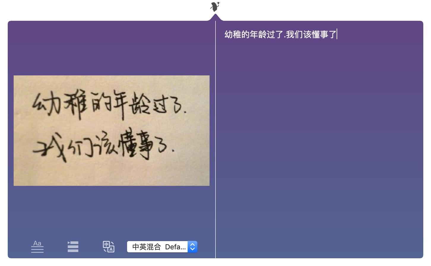 Text Scanner 手写体识别