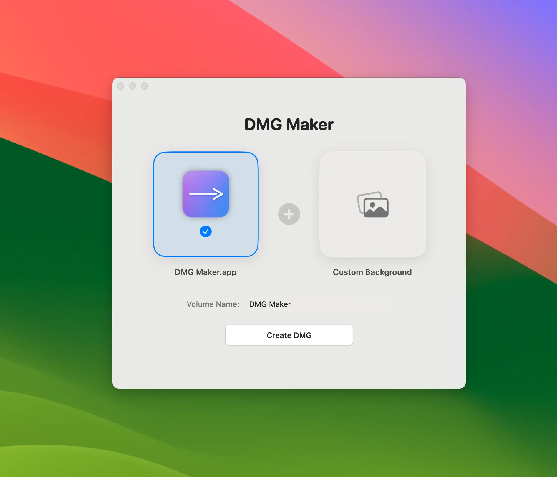 DMG Maker macOS dmg安装包制作工具