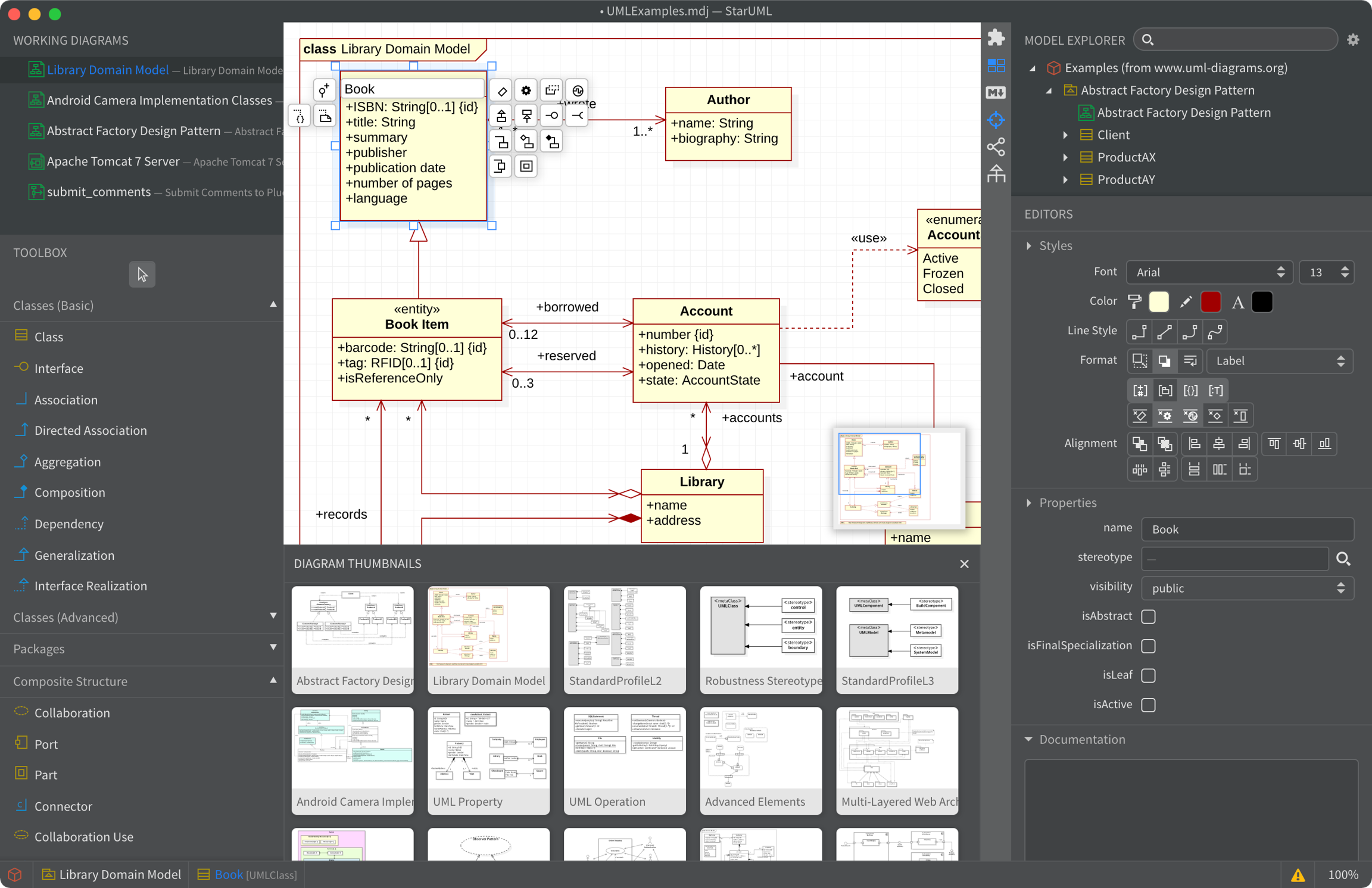 StarUML - Mac上高效绘制UML图并生成代码的建模工具