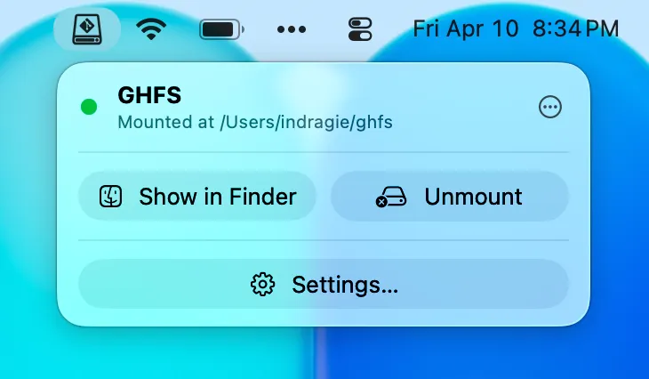 GHFS - 挂载github项目到本地