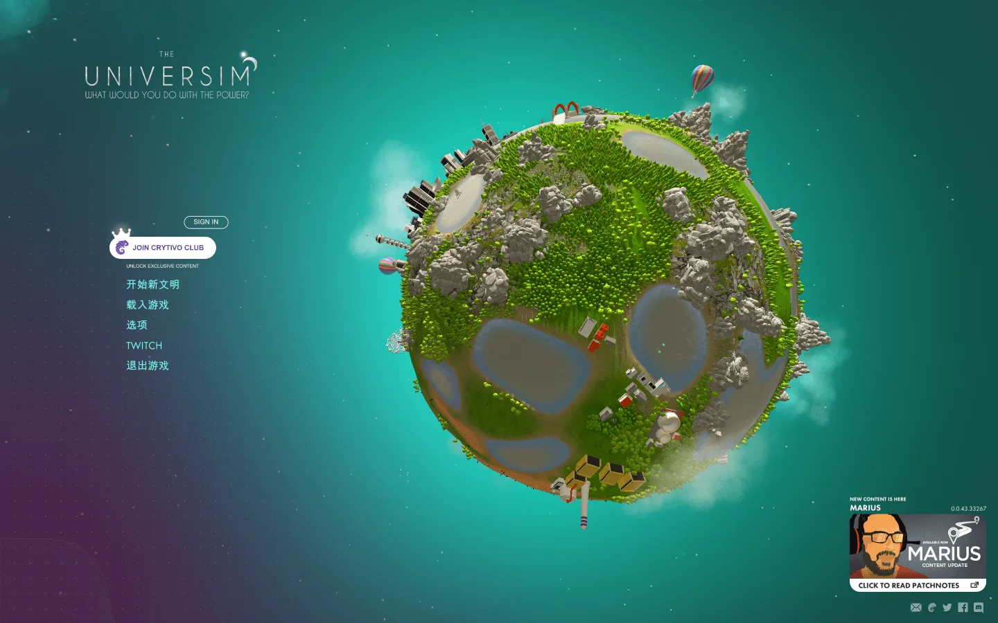 《宇宙主义 The Universim》Mac版下载 | 上帝模拟策略游戏 Mac