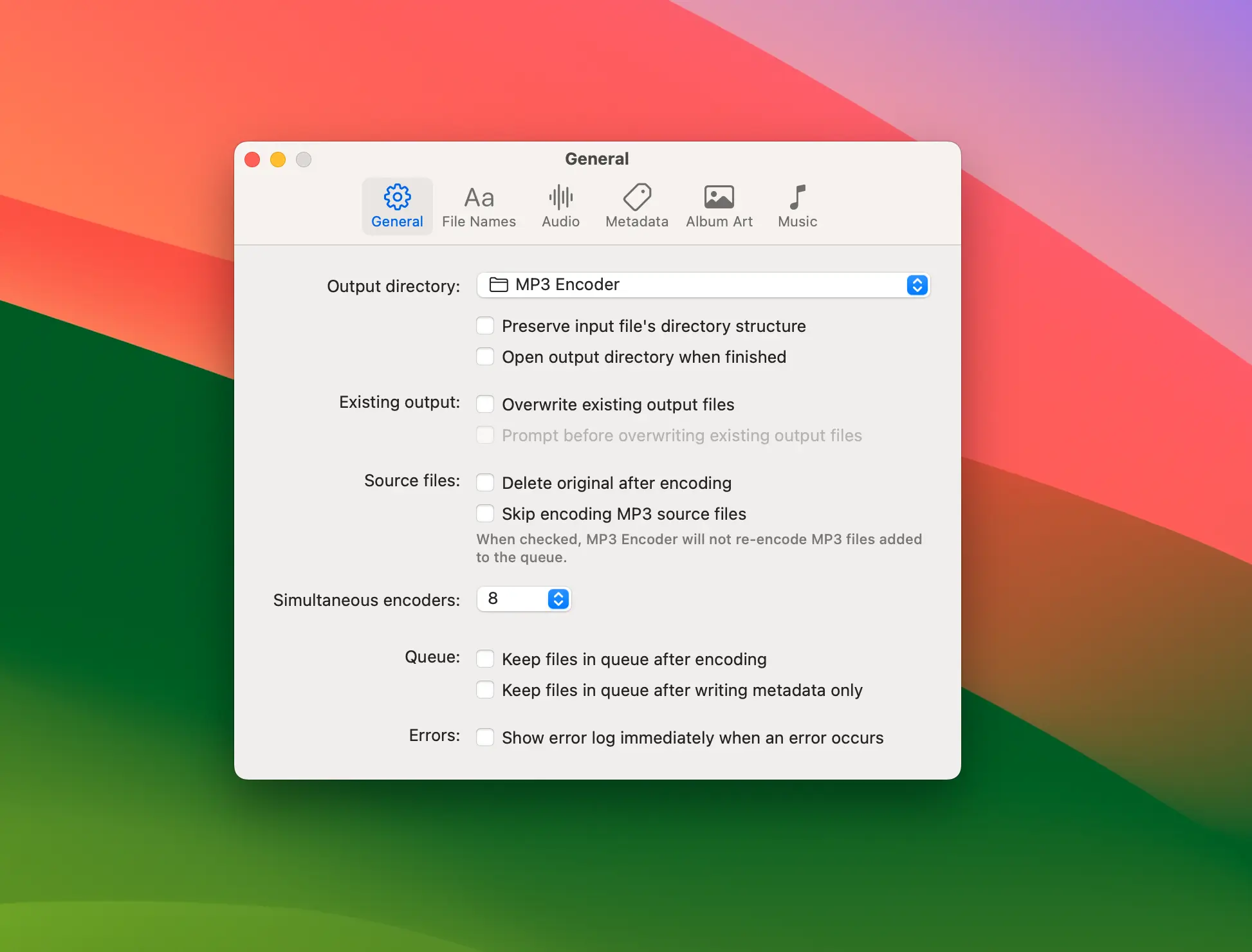 MP3 Encoder - 原生 macOS 批量 MP3 编码器
